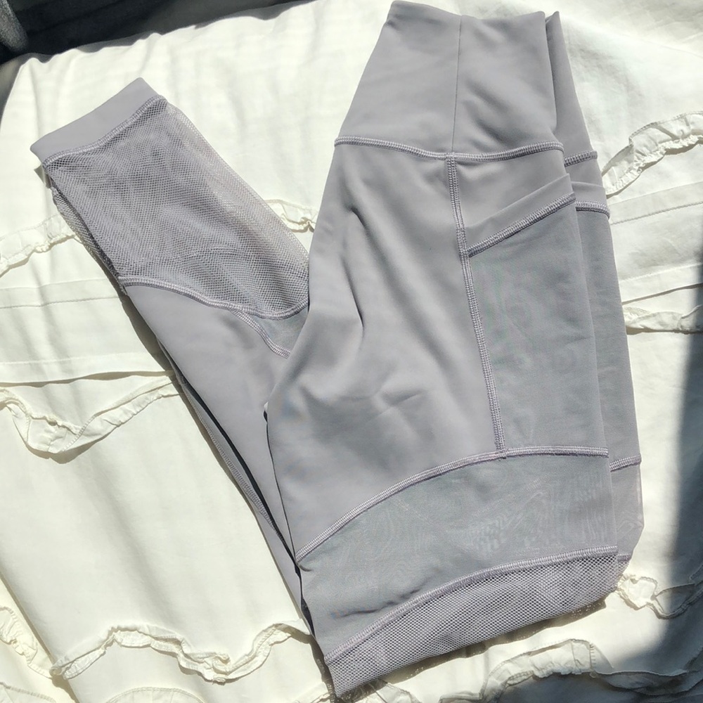 Lululemon purple/grey 26” pocket leggings